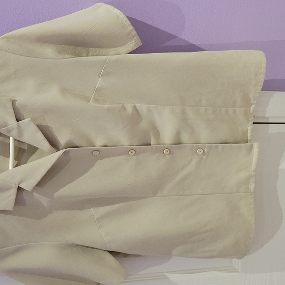 Beige Crinkle Top - Picture 9 of 11